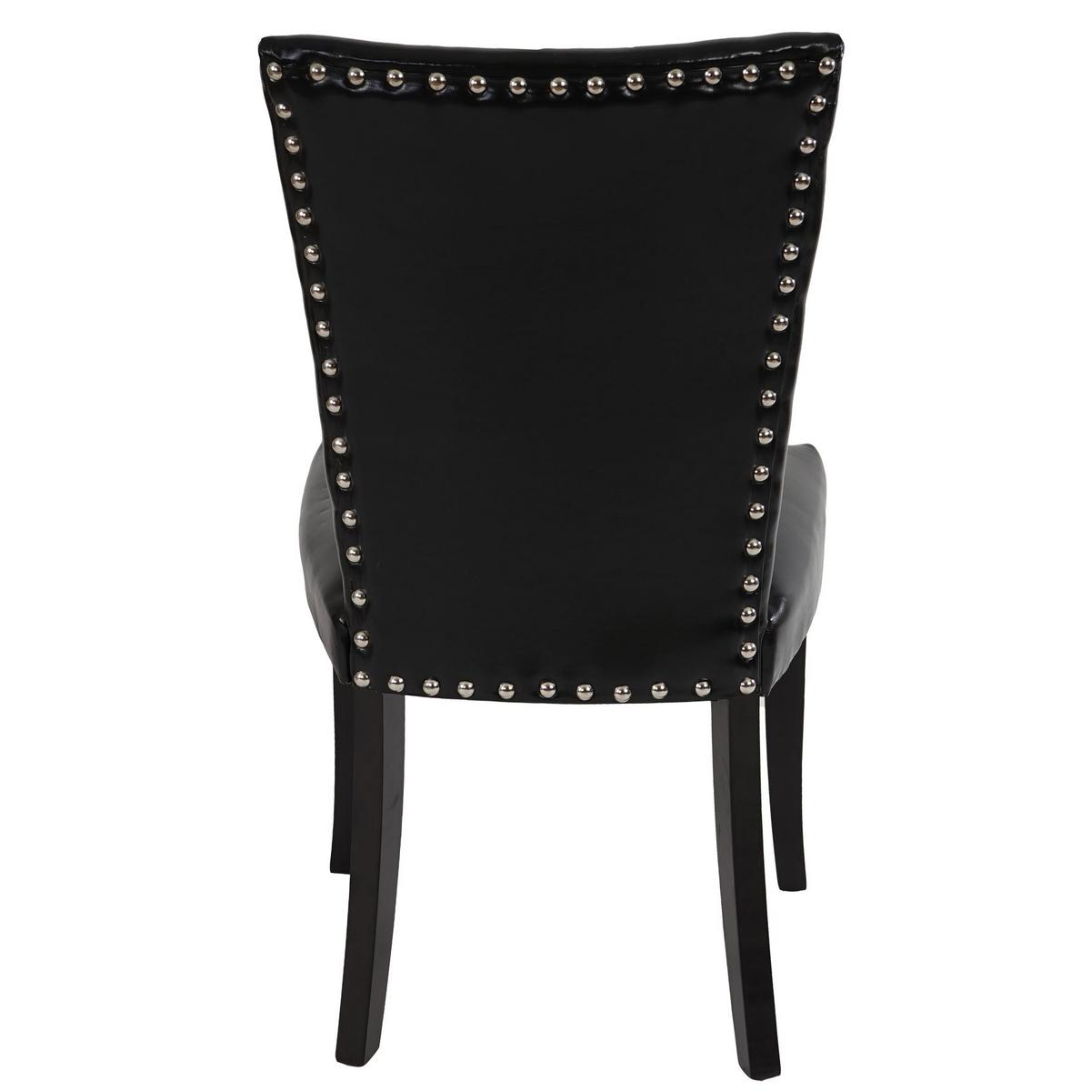 ESSZIMMERSTUHL Schwarz 2er-Set - Schwarz, Textil (50/93/62cm) - MCW