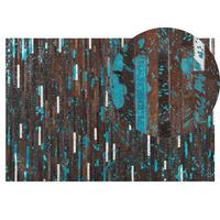 KURZFLOR-TEPPICH Kisir 200/140 cm - Braun, Fell (140/200cm) - Beliani