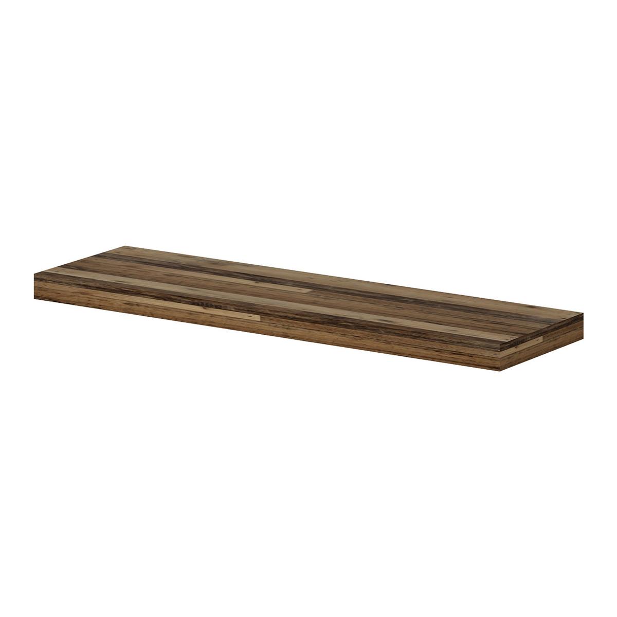 WANDREGAL Bredebro - Dunkelbraun, Holzwerkstoff (80/3.6/23cm) - [en.casa]