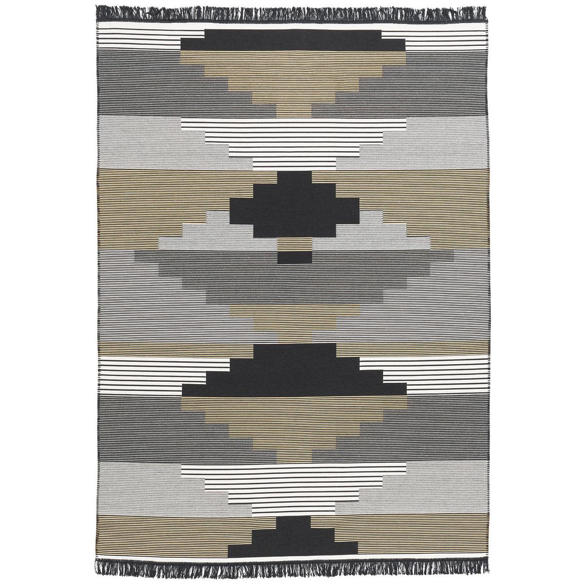 TEPPICH BEIDSEITIG ETHNO KELIM STYLE - Beige/Grau, Textil (160/230cm) - Pergamon
