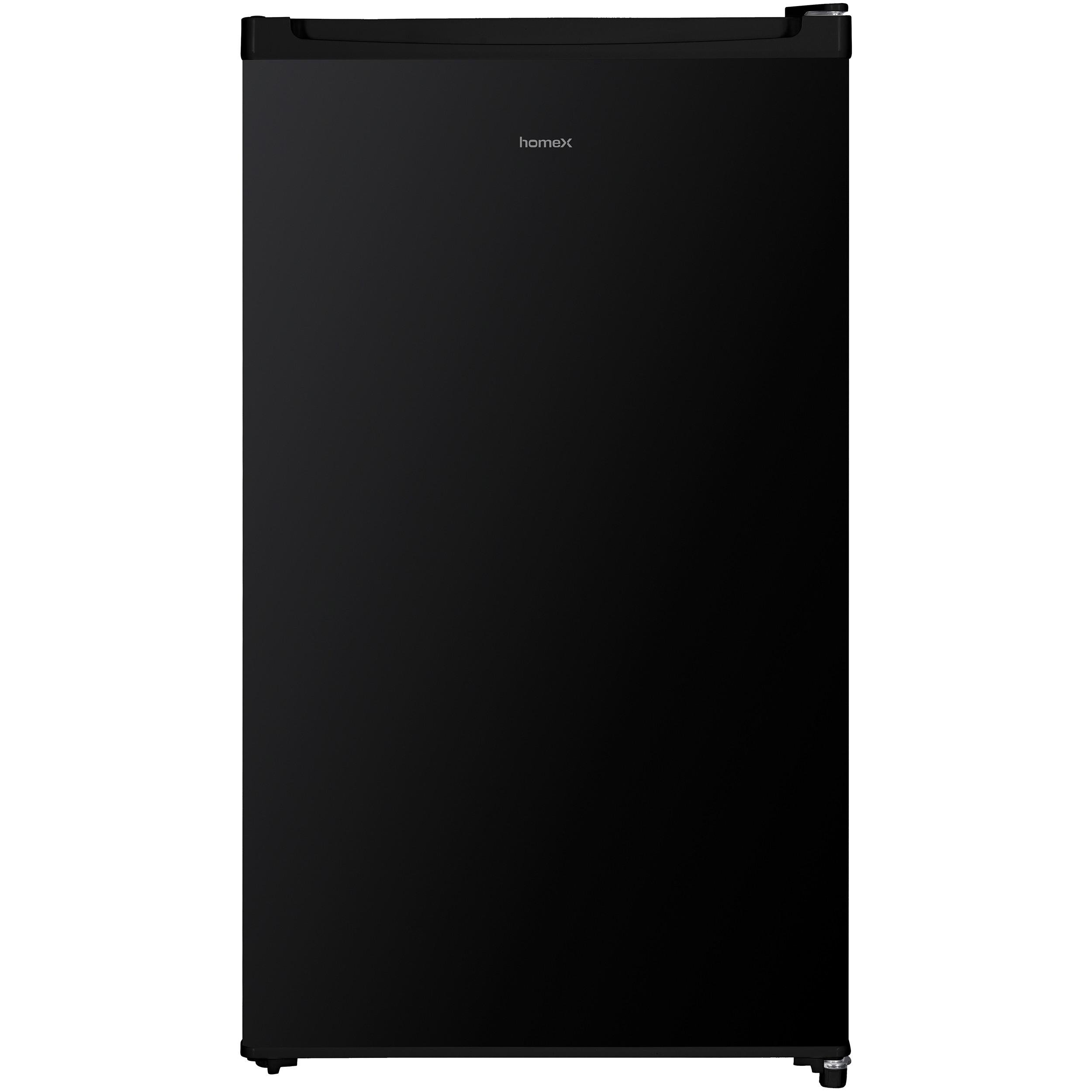KÜHLSCHRANK CS0881-B ohne Gefrierfach klein - 90L Nutzinhalt, freistehend, kompakt, schwarz - Schwarz, Glas/Kunststoff (47.5/85/44.5cm) - homeX