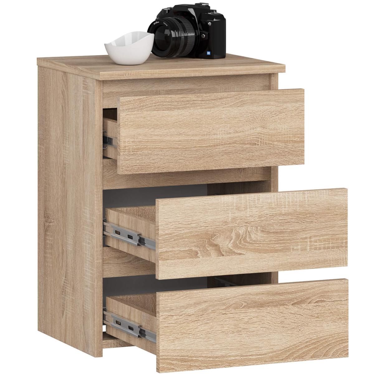 KOMMODE Eiche Sonoma 57/40/35 - Sonoma Eiche, Holzwerkstoff (40/57/35cm) - RAUMHIRSCH FURNITURE