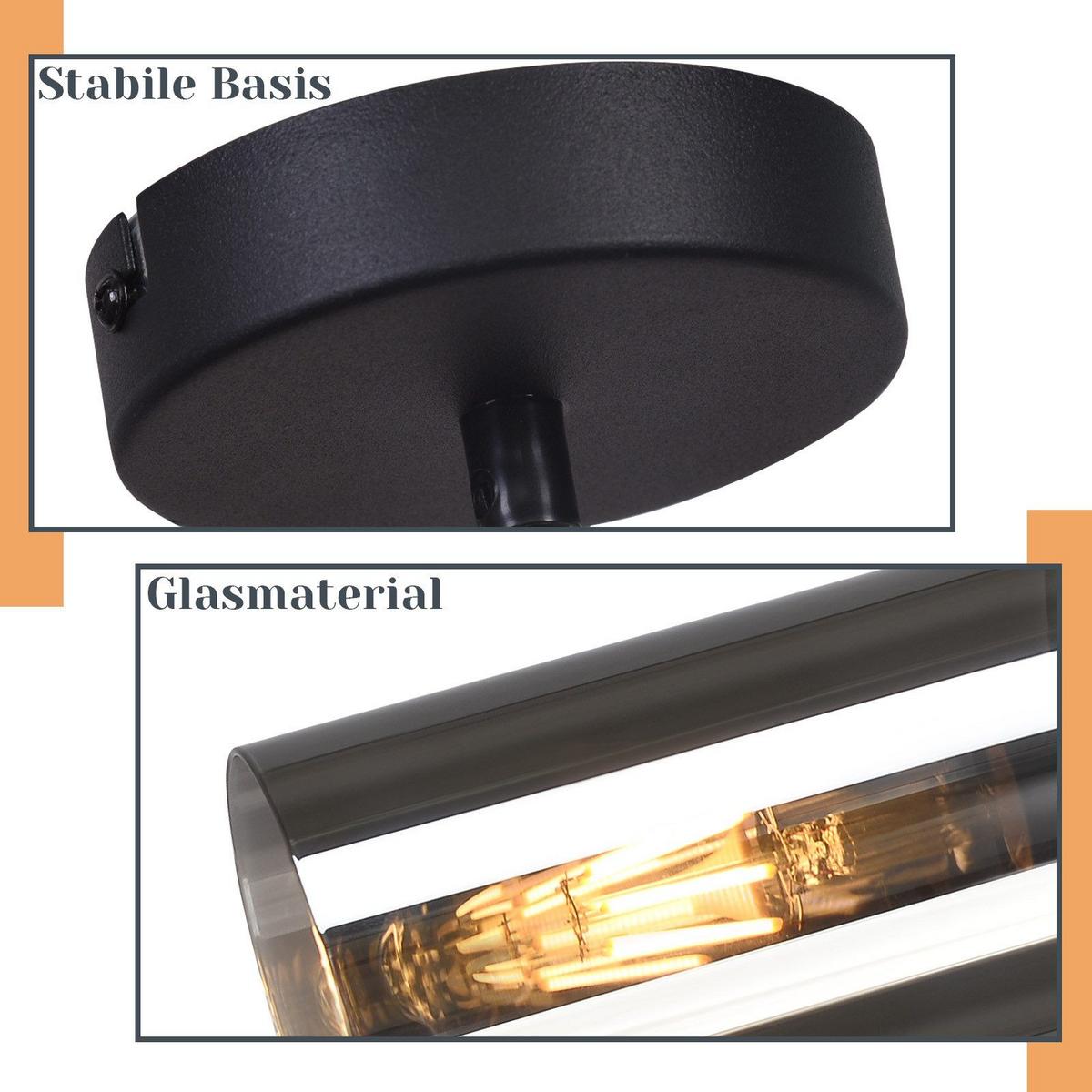 PENDELLEUCHTE Elmar 1-flammig 10/10/150 cm - Schwarz, Metall (10/10/150cm) - Nettlife