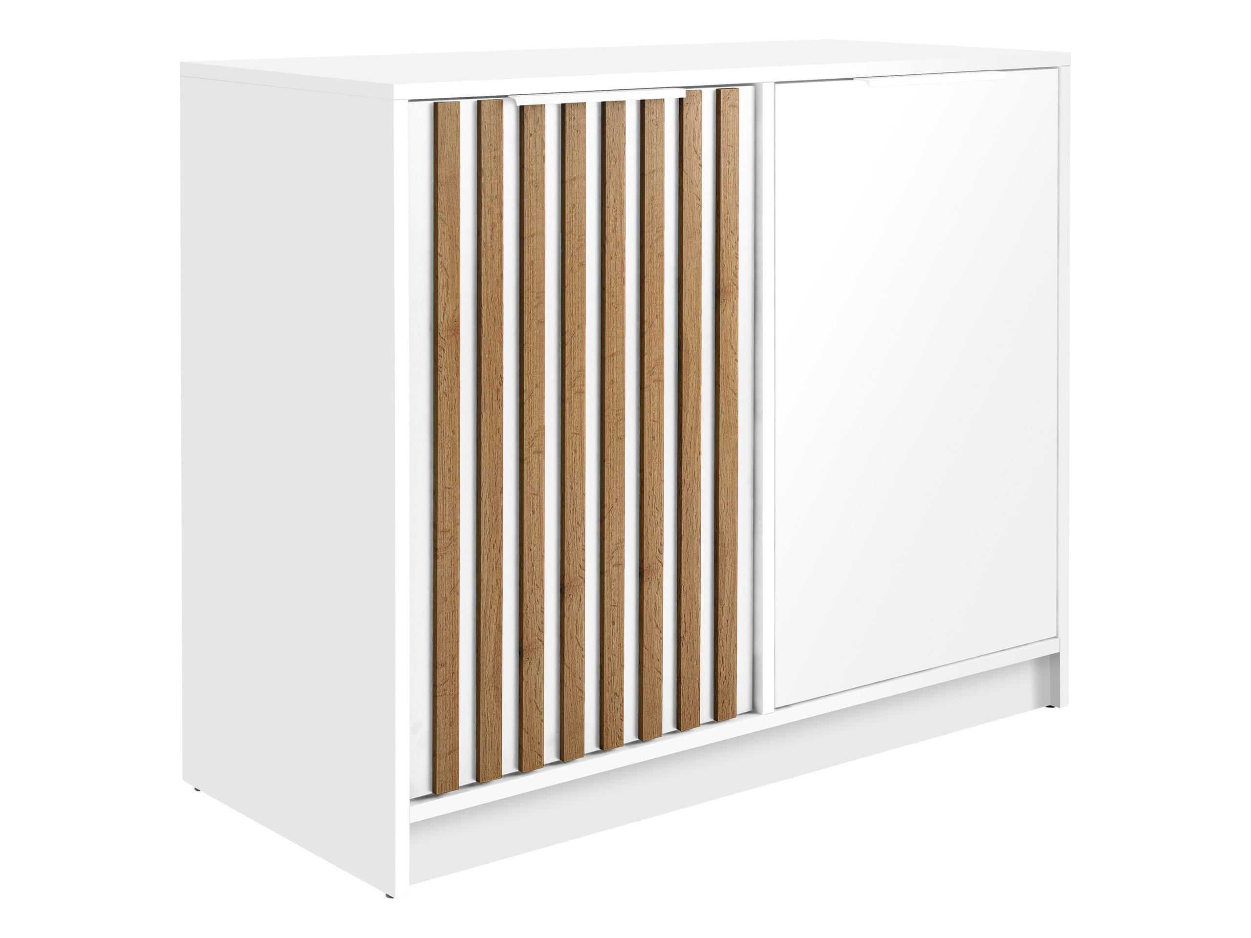KOMMODE Bali Lux 2D - Eichefarben/Weiß, Holzwerkstoff (94/82/41cm) - MIRJAN24