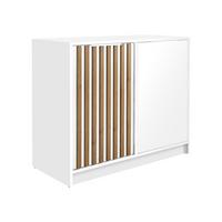 KOMMODE Bali Lux 2D - Eichefarben/Weiß, Holzwerkstoff (94/82/41cm) - MIRJAN24