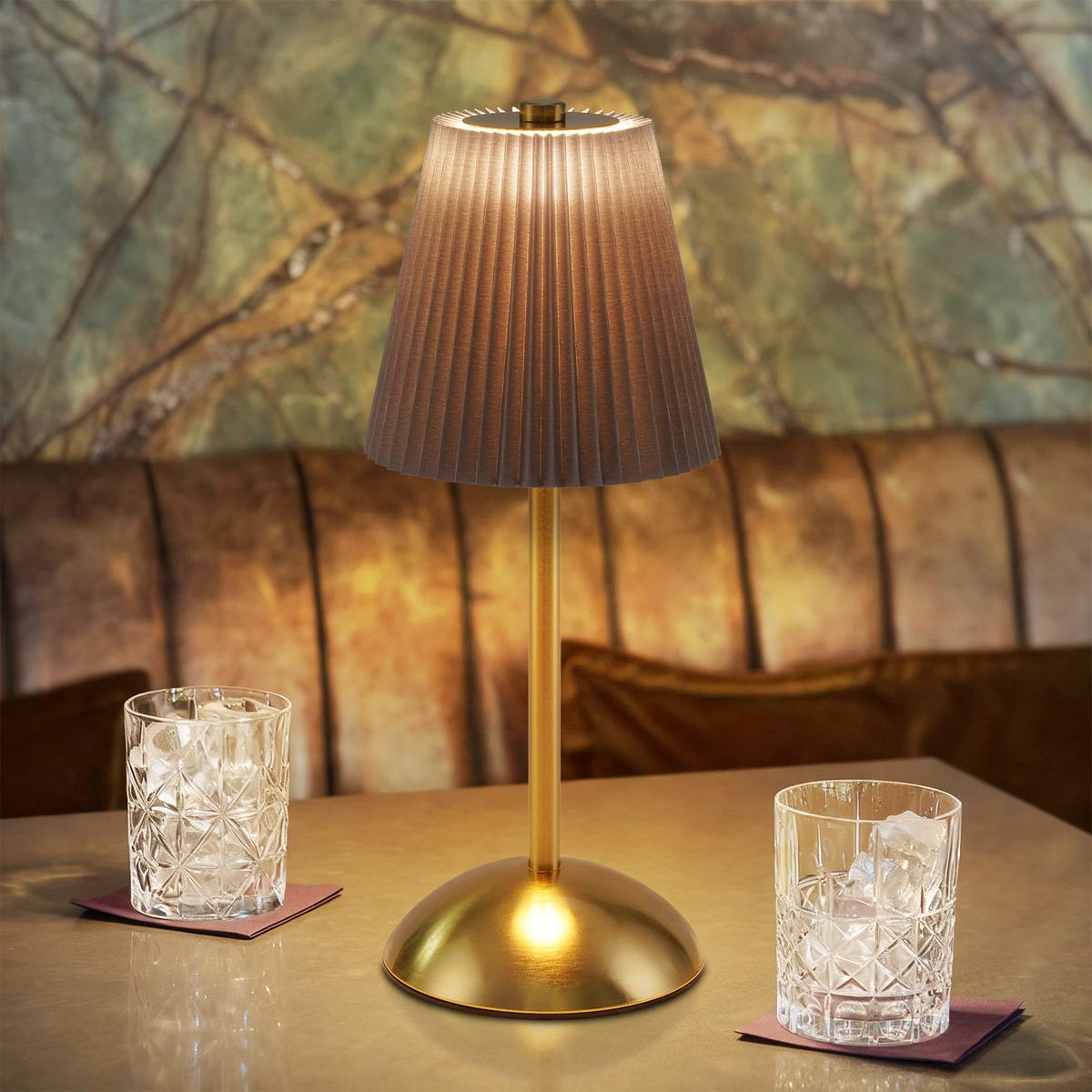 LED TISCHLAMPE Luxora 11.5/11.5/30 - Blau, Metall (11.5/11.5/30cm) - ZMH