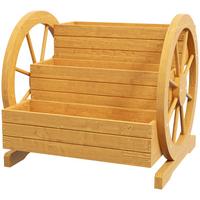 HOCHBEET, Tannenholz, Naturholz - Naturfarben, Holz (62/57/61cm) - Outsunny