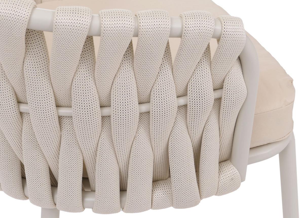 ESSZIMMERSTUHL Creme - Creme, Metall (56/71/57cm) - MCW