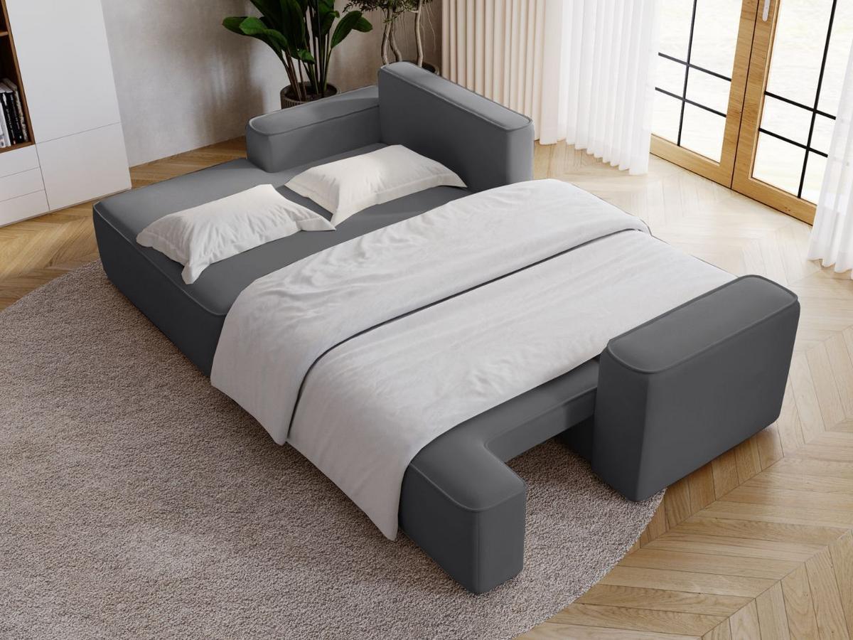ECKSOFA California Grau Links - Grau, Holz/Textil (165/270cm) - Graingold