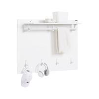 WANDGARDEROBE Weiß - Weiß, Holzwerkstoff/Metall (100/70/20cm) - SoBuy