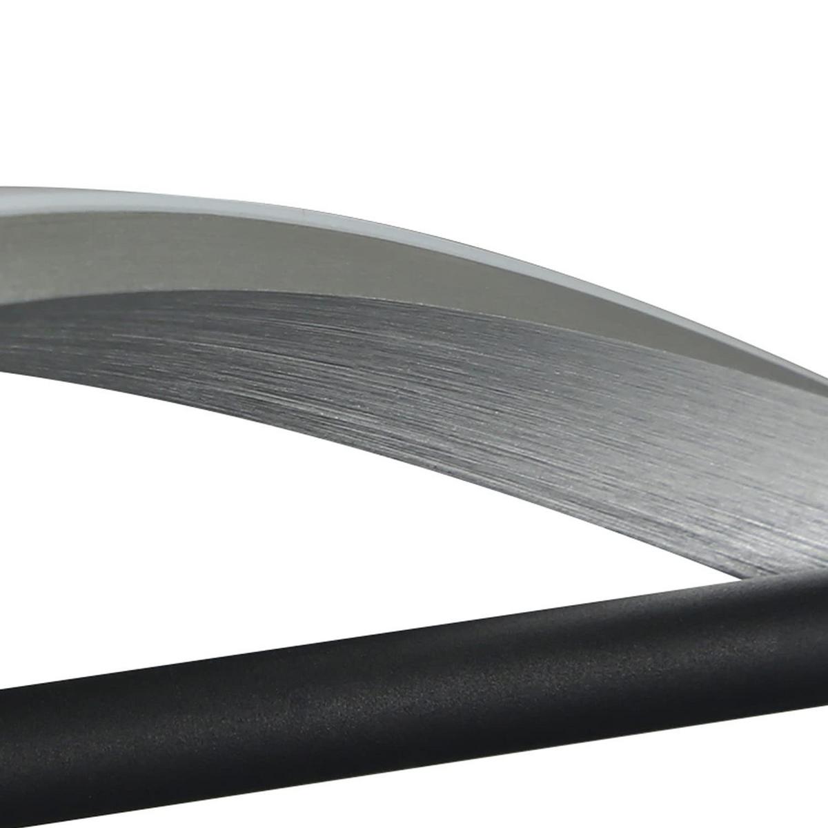 LED-WANDLEUCHTE Sparklite 30/12/12 cm - Schwarz, Metall (12/12/30cm) - ZMH