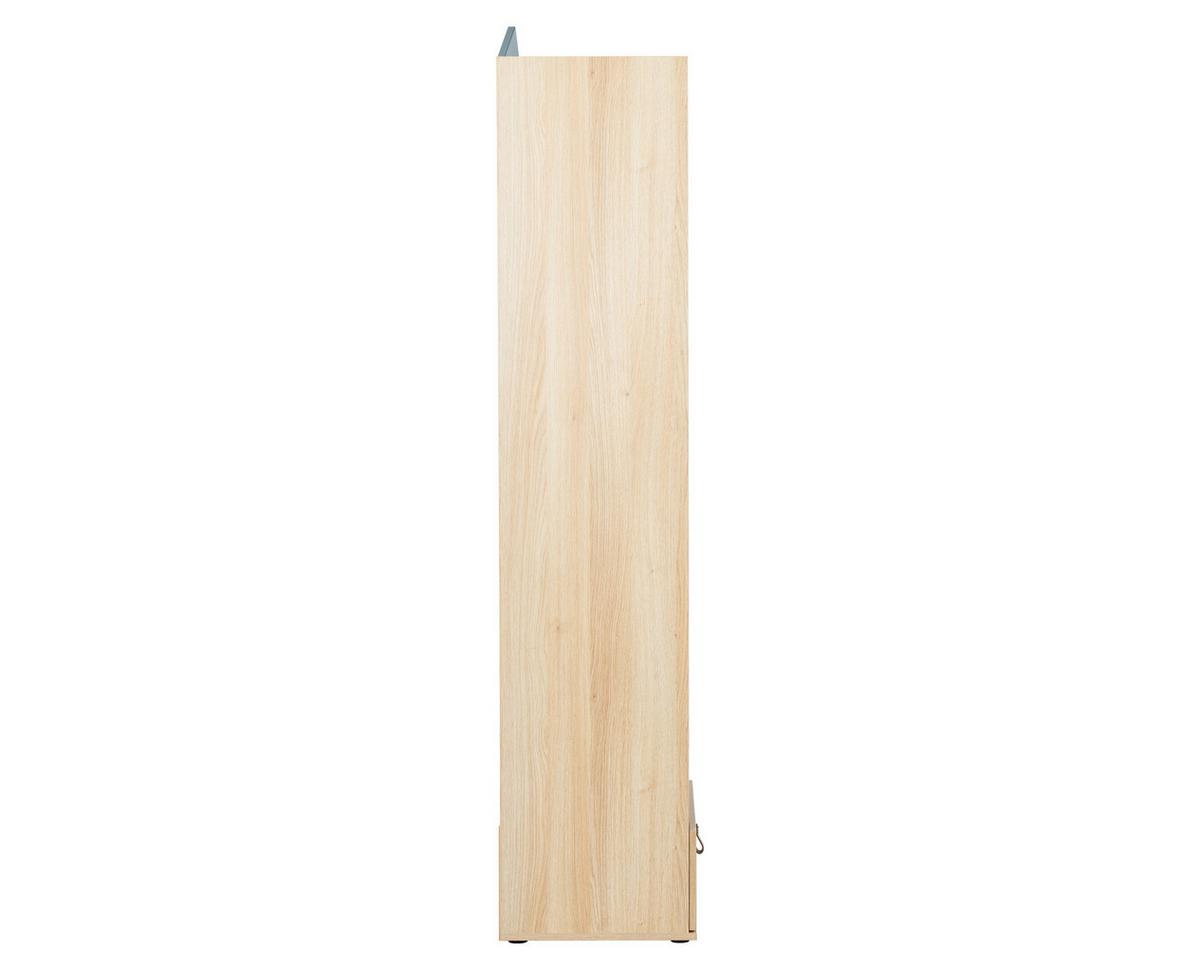 STANDREGAL Roofy Soft-Close 7 Fächer Salbei Nagano Oak - Salbeigrün/Eichefarben, Holzwerkstoff/Kunststoff (56/200/42cm) - arthur berndt