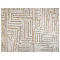 TEPPICH Beige 300/400 cm Mandai - Hellgrau, Textil (300/400cm) - Beliani