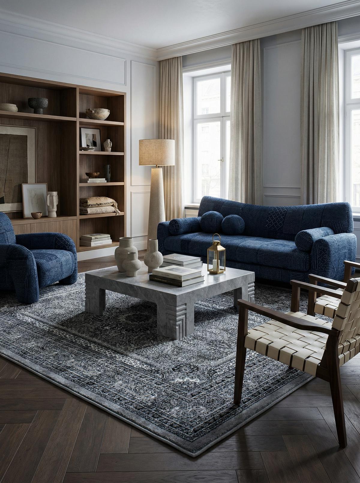 TEPPICH Kurzflor TANNHEIM in Grau, orientalisch, 200 x 290 cm - Grau, Textil (290/200cm) - KADIMA DESIGN