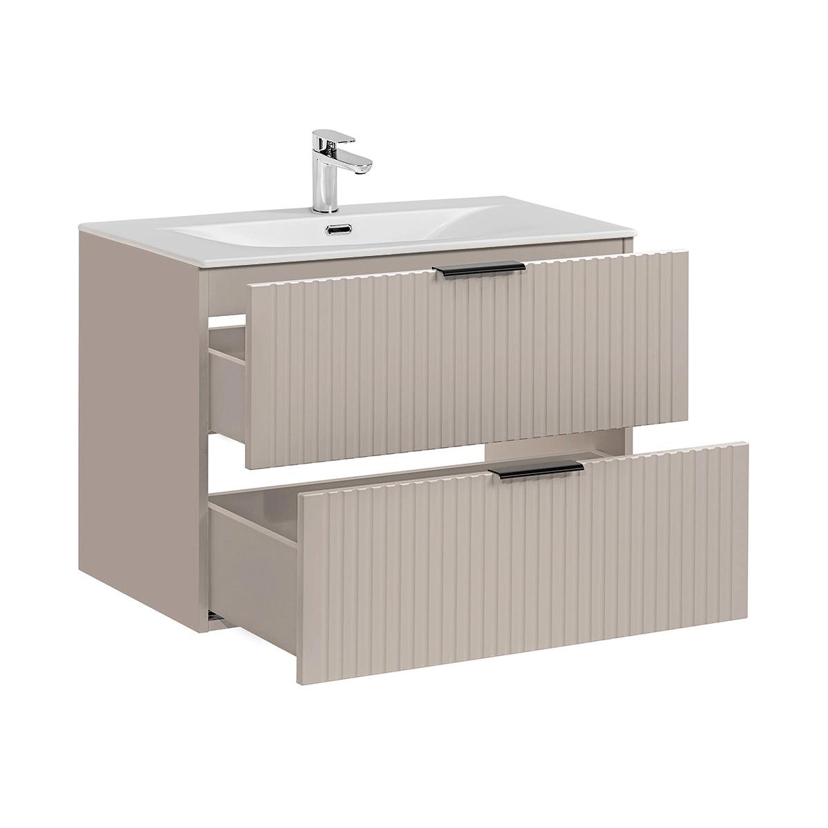 WASCHTISCH 80.2cm Adriel Beige - Beige, Holzwerkstoff (80.2/57/46cm) - Petits-meubles