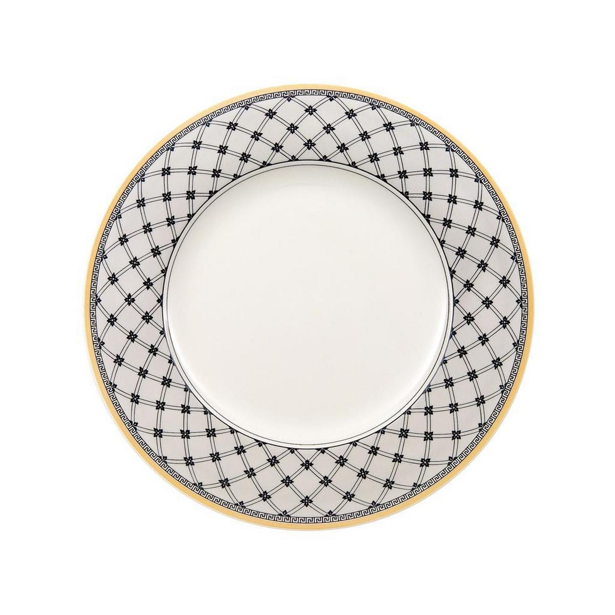 SPEISETELLER Audun Promenade weiß-grau-gelb ø 27,1 cm 6er Set - Gelb/Weiß, Keramik (27.1cm) - Villeroy & Boch