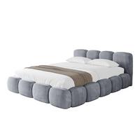 POLSTERBETT mit Bettkasten und Lattenrost, Bett mit Matratze H3/H4 - KALA-v1 180x200 Grau - Grau, Holzwerkstoff/Textil (180/200cm) - ALTDECOR