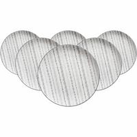 SPEISETELLER Sendai Ranke grau ø 27 cm 6er Set - Grau, Keramik (27cm) - Ritzenhoff Breker