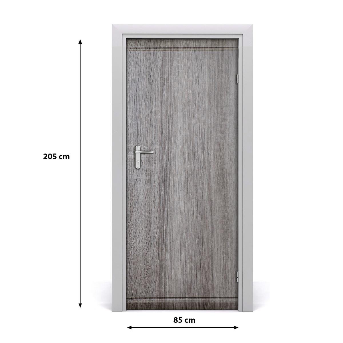 TÜRAUFKLEBER 85x205 cm Dekorativ für Türen - Taupe, Kunststoff (85/205/0.01cm) - TULUP