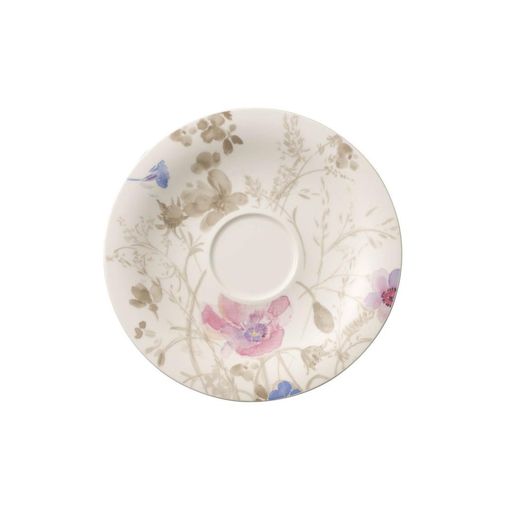 FRÜHSTÜCKSUNTERTASSE Mariefleur Gris Basic bunt ø 19 cm - Multicolor, Keramik (19cm) - Villeroy & Boch