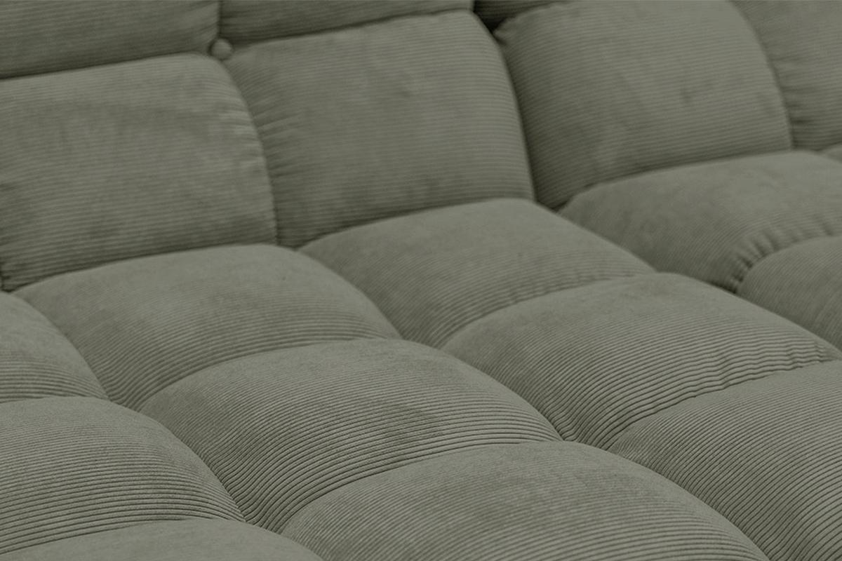 SITZGRUPPE VIVIEN 3ER SET Grün Cord (1er-Set) - Olivgrün/Grün, Kunststoff/Textil (359/85/510cm) - KAWOLA
