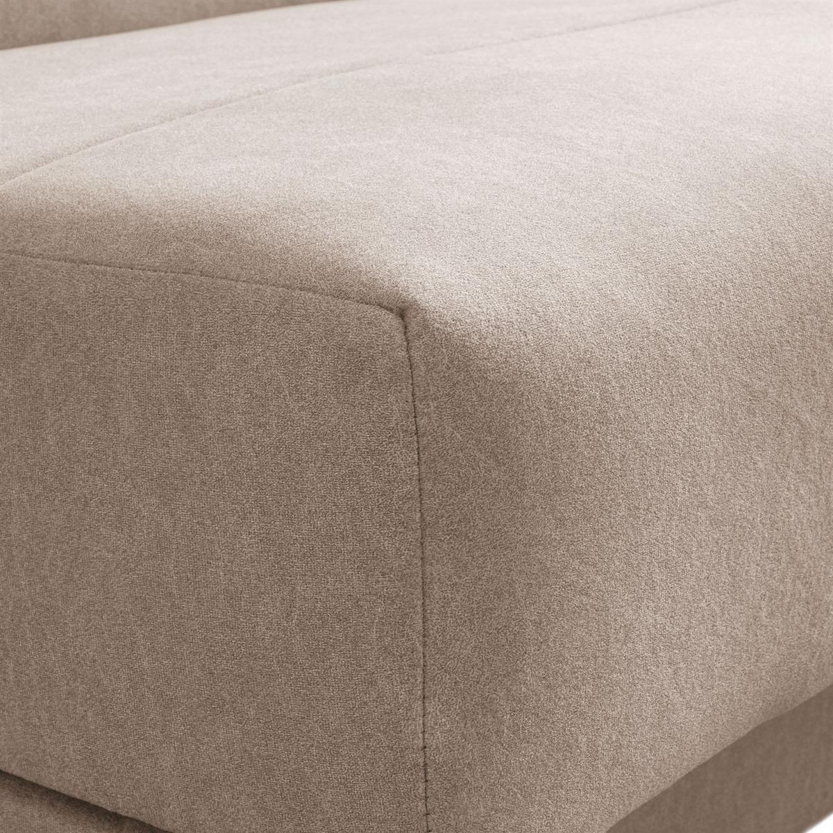 SCHLAFSOFA VERO II mit Schlaffunktion Castel 15 - Beige, Textil (191/88/90cm) - Lookway