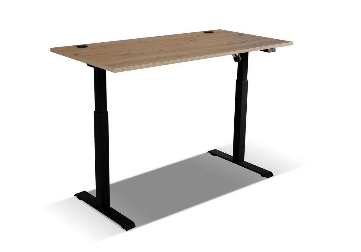 SCHREIBTISCH MALTESA 138x67x120,8 cm Bürotisch Computertisch, Eiche Artisan - Eiche Artisan, Holzwerkstoff (67/138/120.8cm) - MASSENO