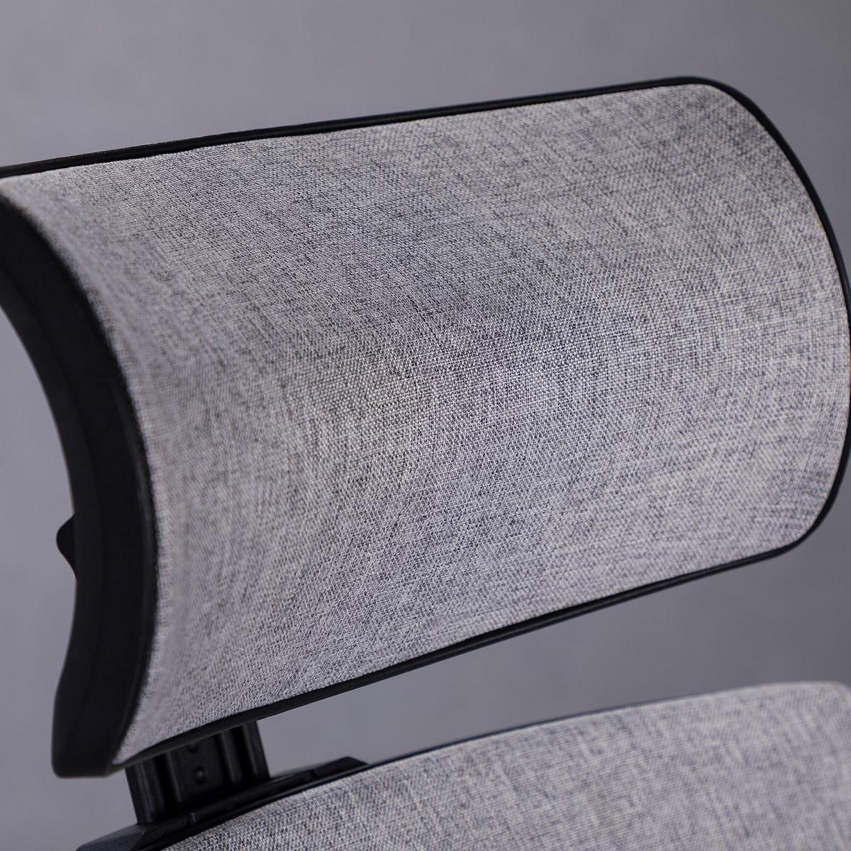 BÜRODREHSTUHL HERRY grau - Grau, Textil (57/124/62cm) - IDIMEX