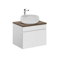 WASCHTISCH 60cm Zelie Weiß - Weiß, Holzwerkstoff (60/48/46cm) - Petits-meubles