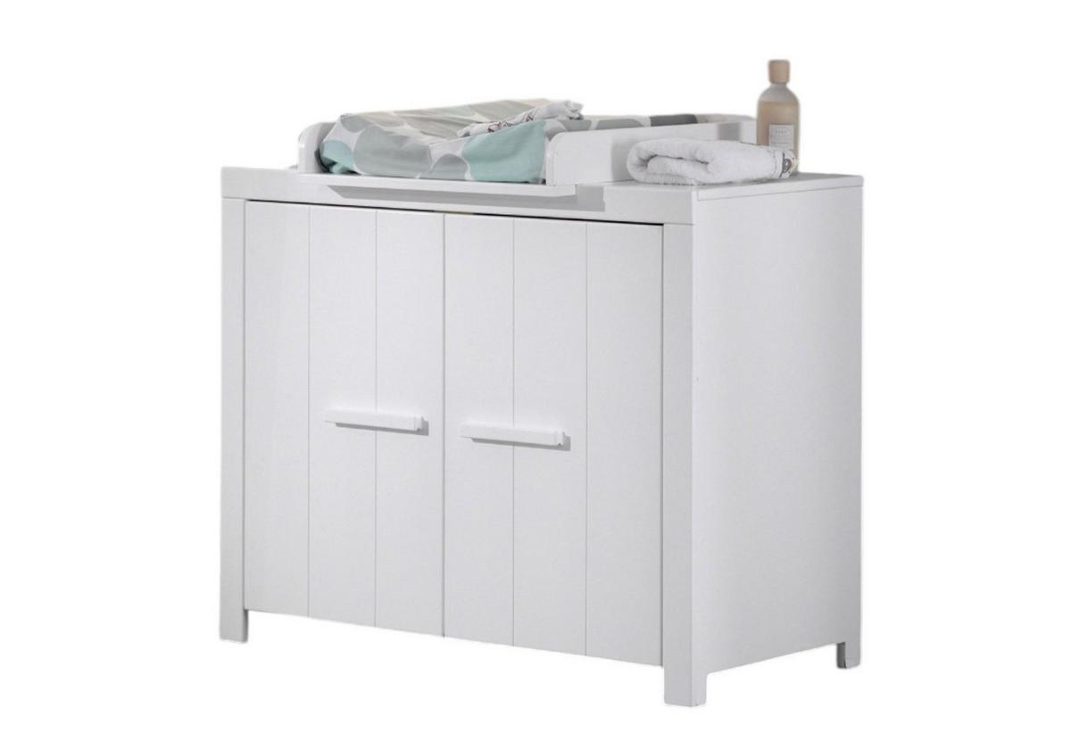 WICKELAUFSATZ Karalynn 76x54x10 aus MDF in Weiß - Weiß, Holzwerkstoff (76/10/54cm) - 58aufmkessel
