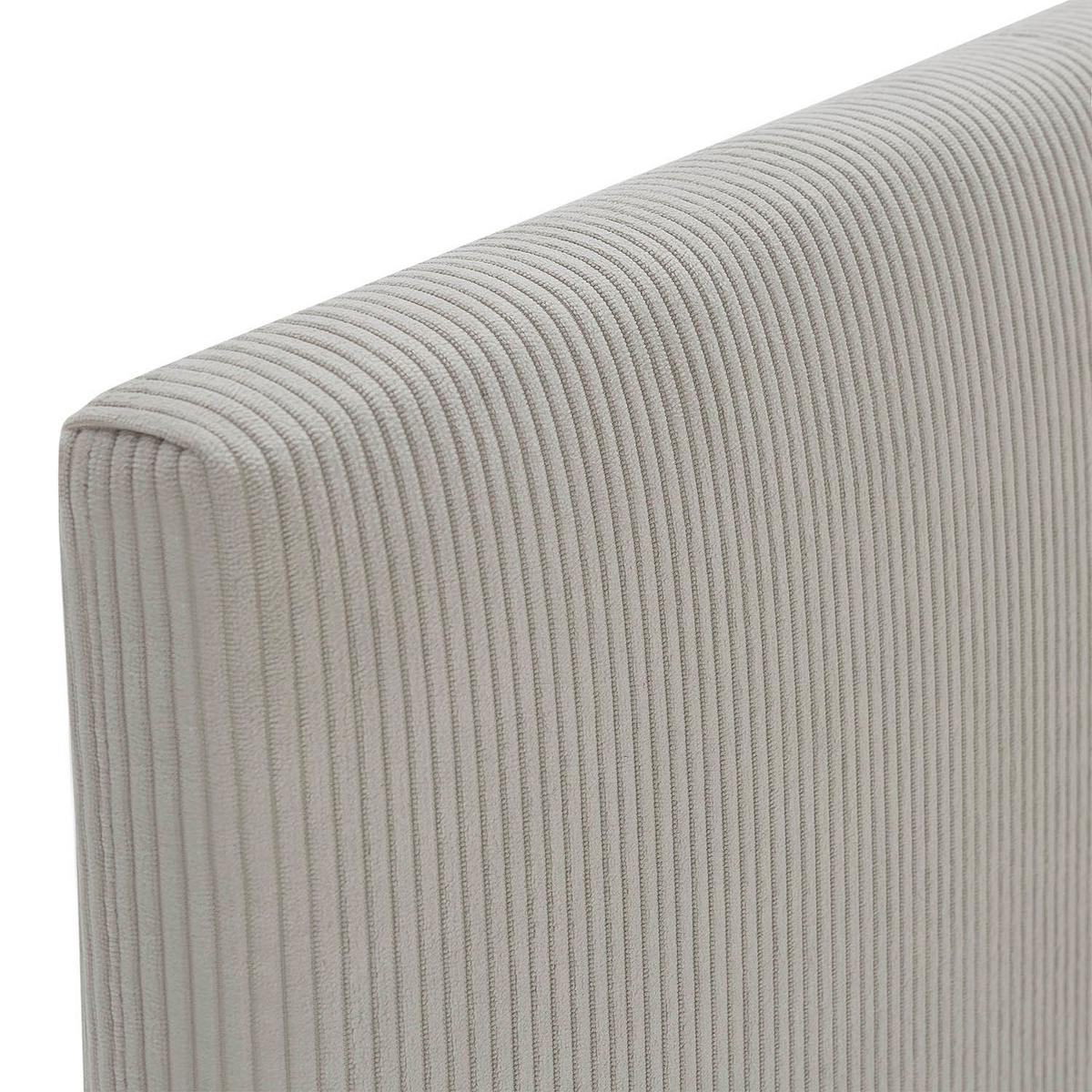 KOPFTEIL Bari 150x60 cm Grau - Grau, Textil (6/150/150cm) - VS Venta-stock