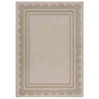 TEPPICH aus Wolle WENSUM in Beige, geometrisch, 160 x 230 cm - Beige, Textil (160/230cm) - KADIMA DESIGN