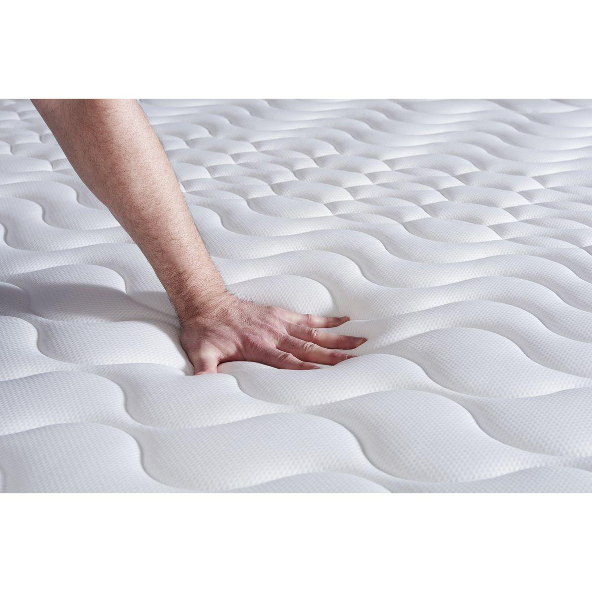 MATRATZE Actimemo tech Memory-Schaum 80 x 200 cm h4 - Weiß, Textil (80/200cm) - ACTISOM