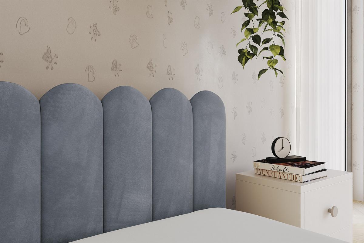 EINZELLBETT Jugendbett mit Bettkasten und Matratze H3/H4, Links - ARTY 90x200 Grau - Grau, Holzwerkstoff/Textil (90/200cm) - ALTDECOR
