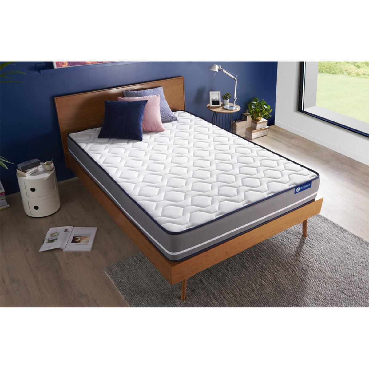 MATRATZE Actiflex pur Taschenfederkern 160 x 210 cm h3 - Weiß, Textil (160/210cm) - ACTISOM