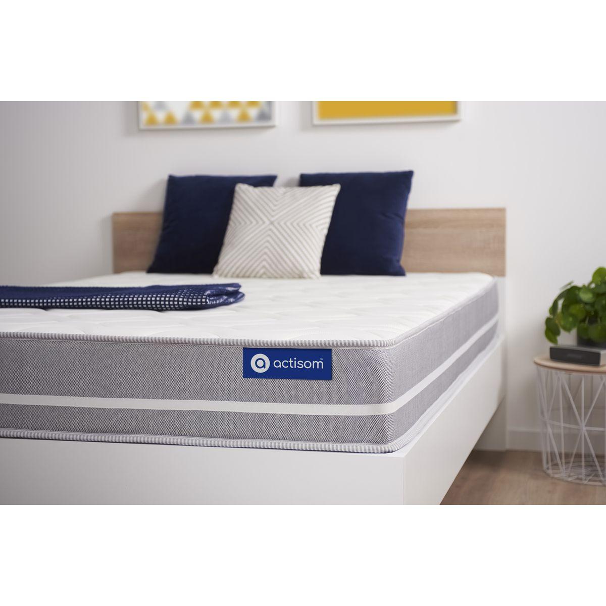 MATRATZE Actilatex touch Latex und Memory-Schaum 80 x 200 cm h1 - Weiß, Textil (80/200cm) - ACTISOM