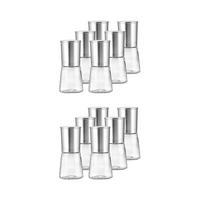 GEWÜRZMÜHLENSET Basic transparent-silber 12-tlg. - Transparent/Silberfarben, Glas/Metall (7/15/14cm) - Ritzenhoff Breker