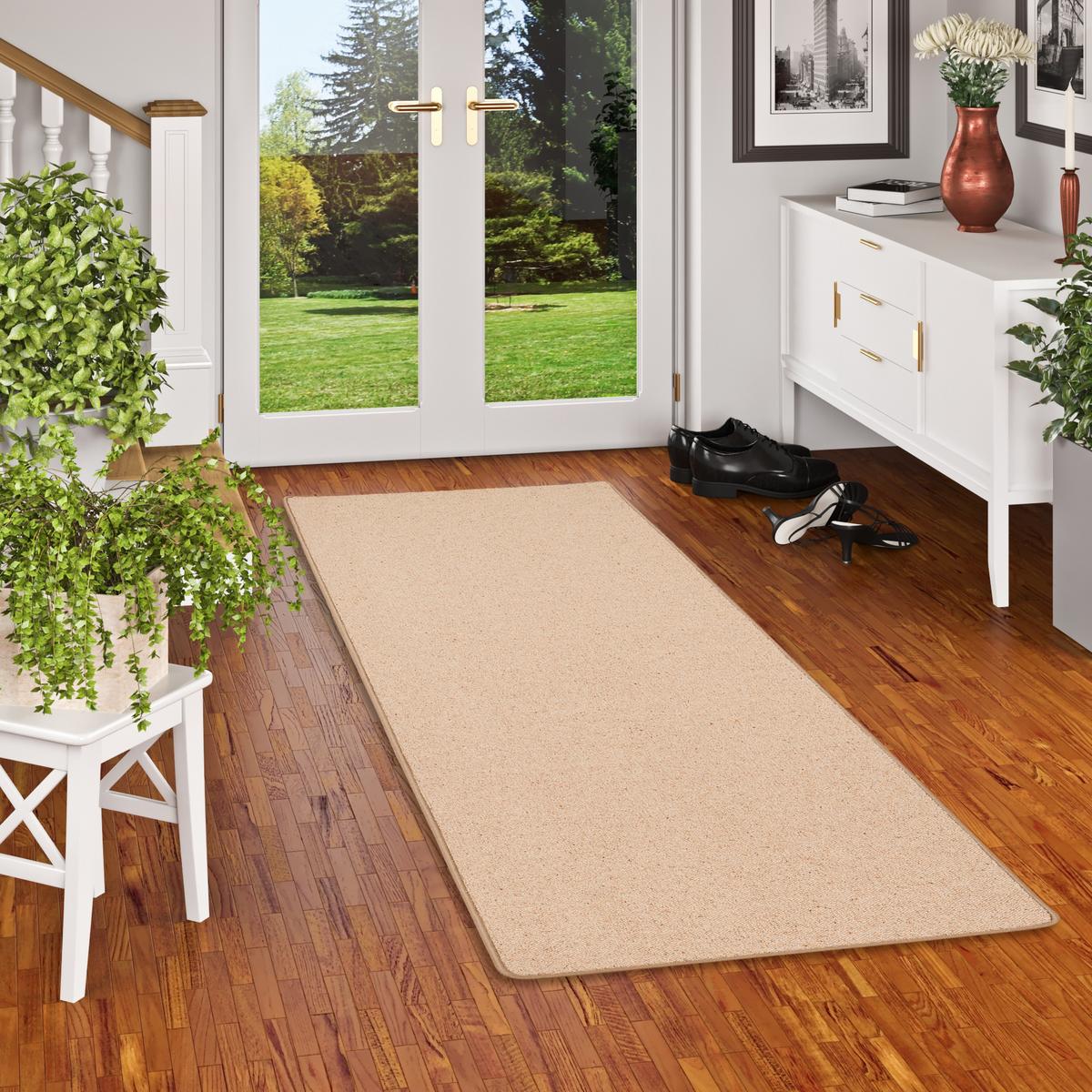 NATUR TEPPICH LÄUFER WOLLE BERBER - Cognac, Textil (100/200cm) - Snapstyle