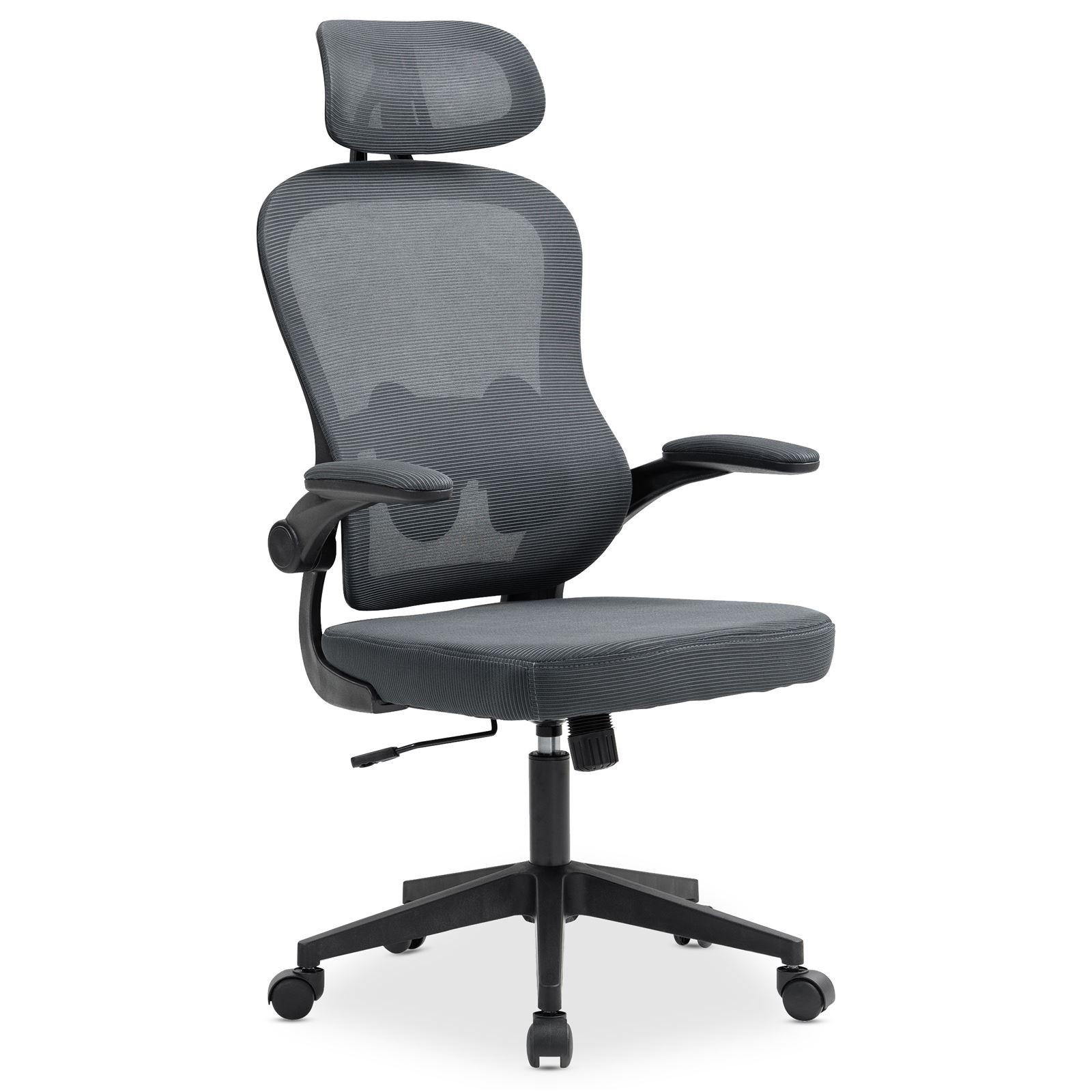 BÜRODREHSTUHL JOBURG grau - Grau, Textil (63/125/64cm) - IDIMEX