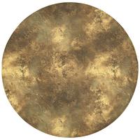 BADEMATTE Antik - Metallic-Look - Gold Badvorleger 70x70 cm - Goldfarben, Textil (70/70cm) - OnlyWow