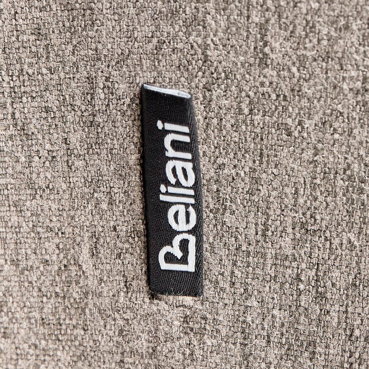 ESSZIMMERSTUHL Beige Mina - Taupe/Schwarz, Textil (45/75/52cm) - Beliani