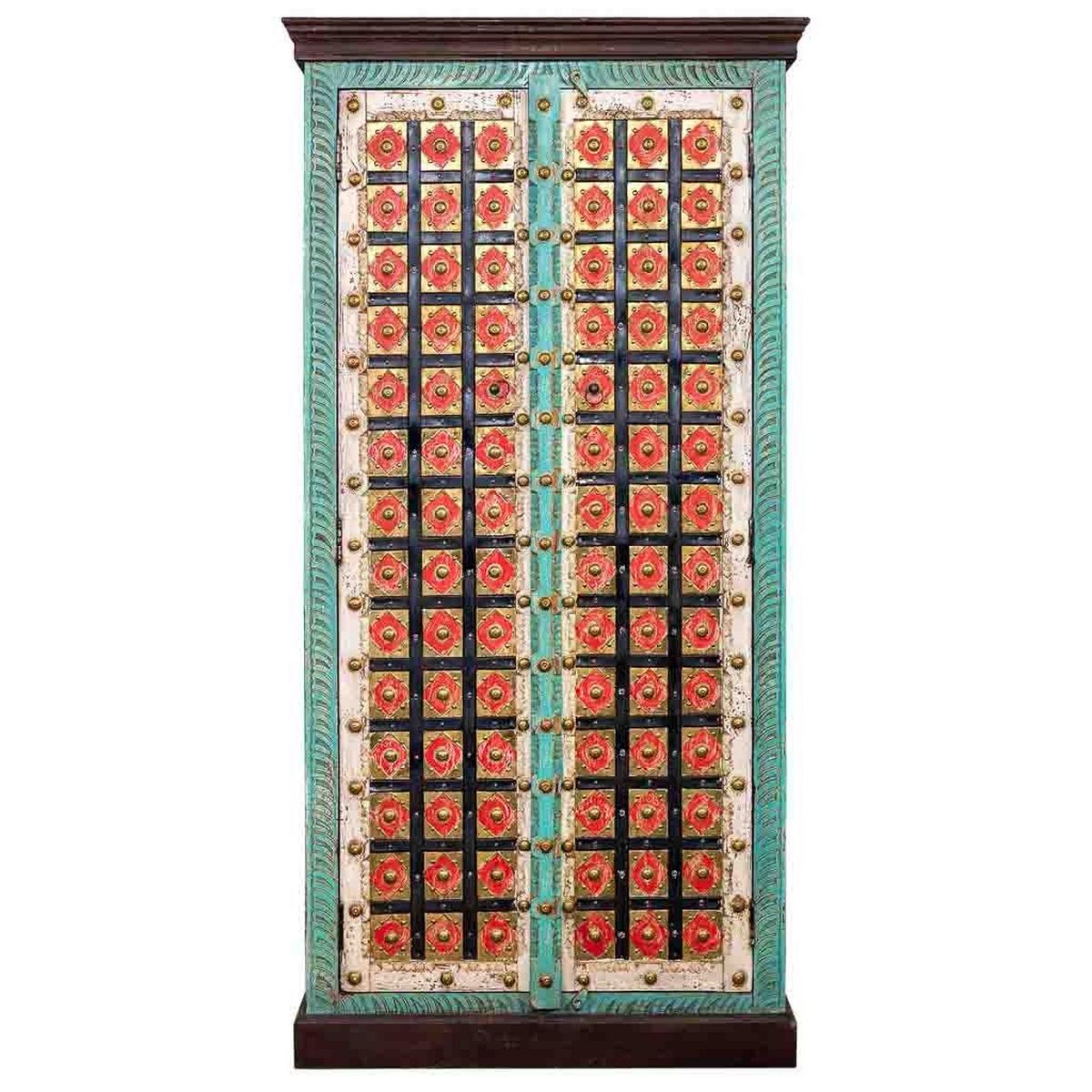 SCHRANK aus Holz 90x40x180 cm - Multicolor, Holz (90/180/40cm) - Wanderlust