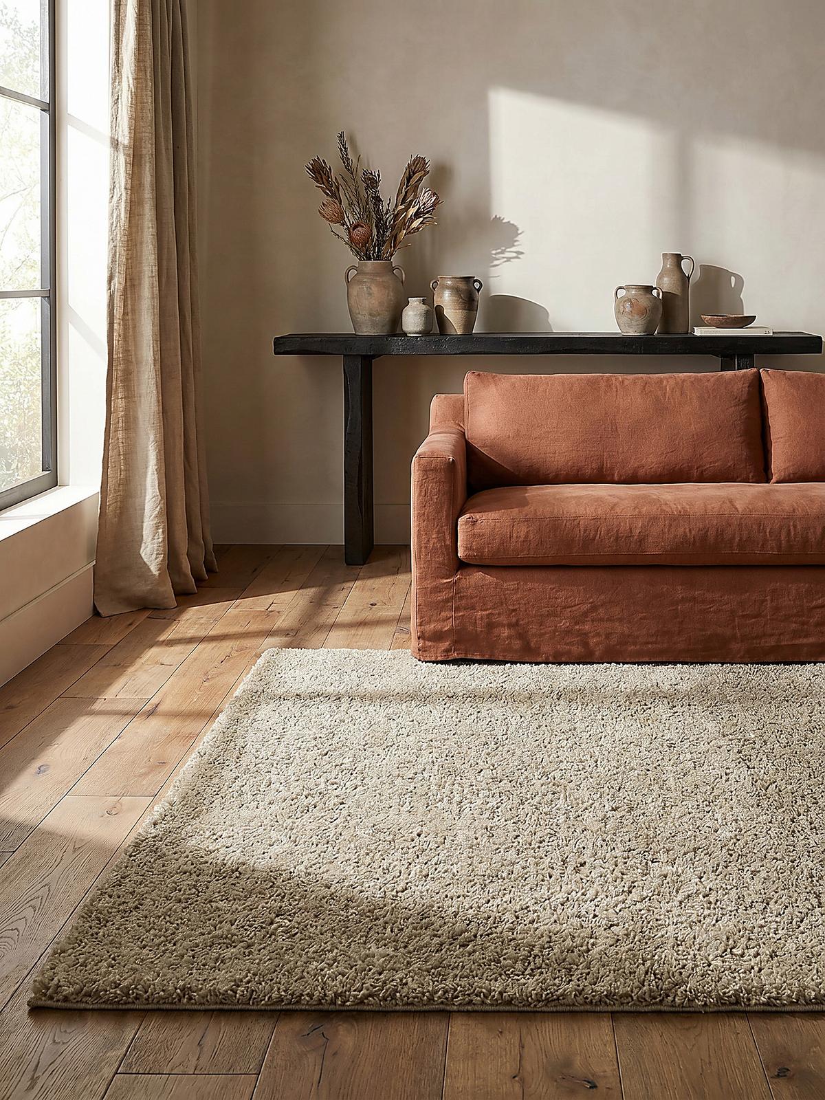 TEPPICH LYNE, einfarbig, Beige, 200 x 290 cm - Beige, Textil (290/200cm) - KADIMA DESIGN