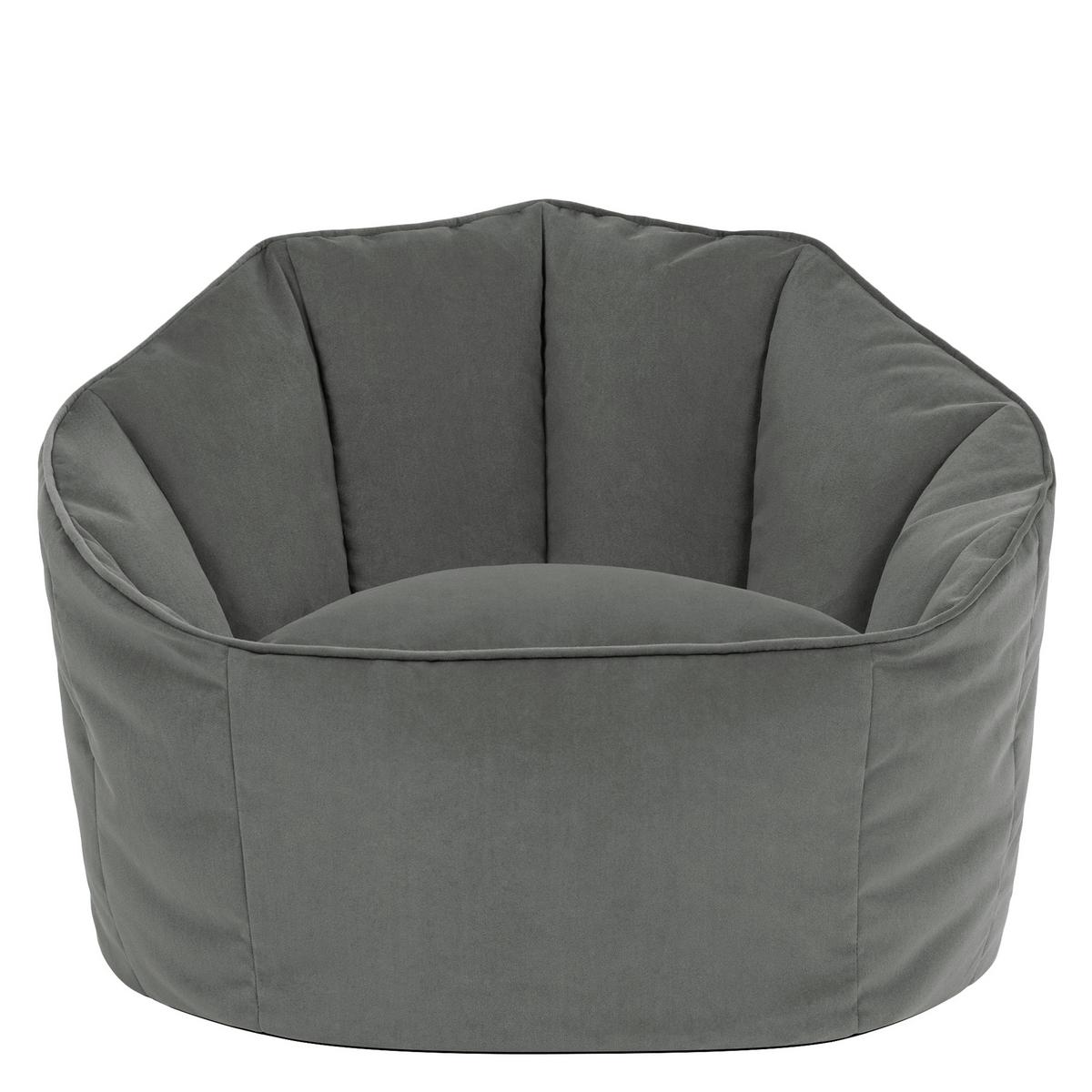 SITZSACK-SESSEL Sirena - Grau, Textil (77/64/74cm) - icon