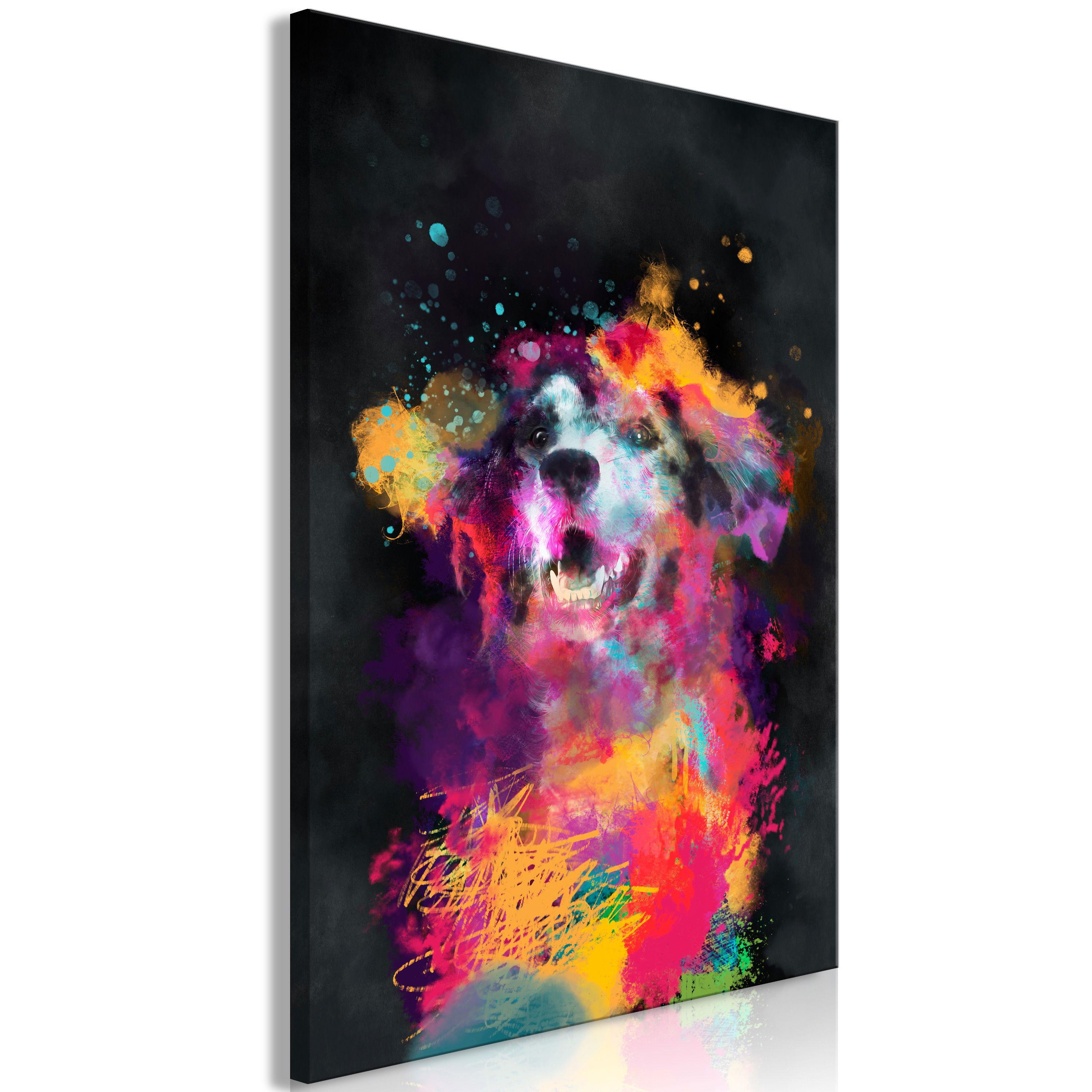 KUNSTDRUCK Bunt 40/60 cm - Multicolor, Textil (40/60cm) - KUNSTLOFT