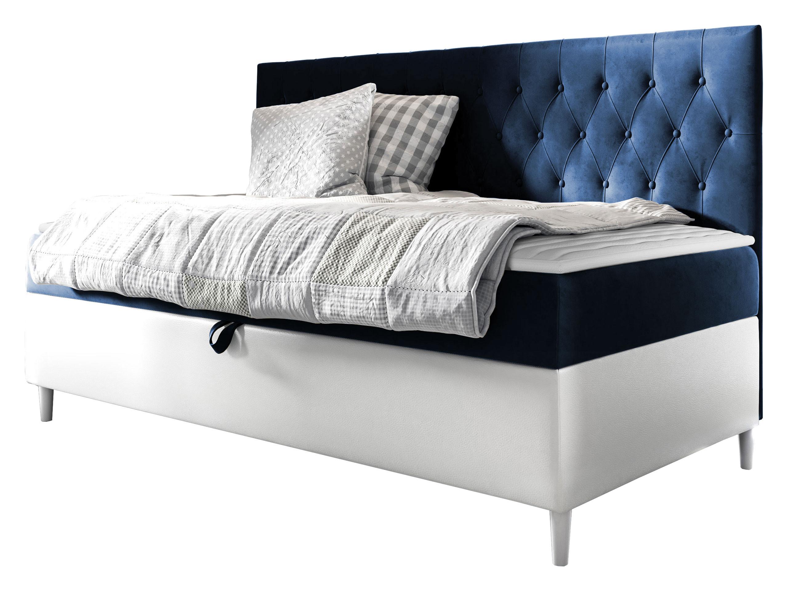 BOXBETT Filip Junior 2 - H3 - Blau/Weiß, Holz (90/200cm) - MIRJAN24