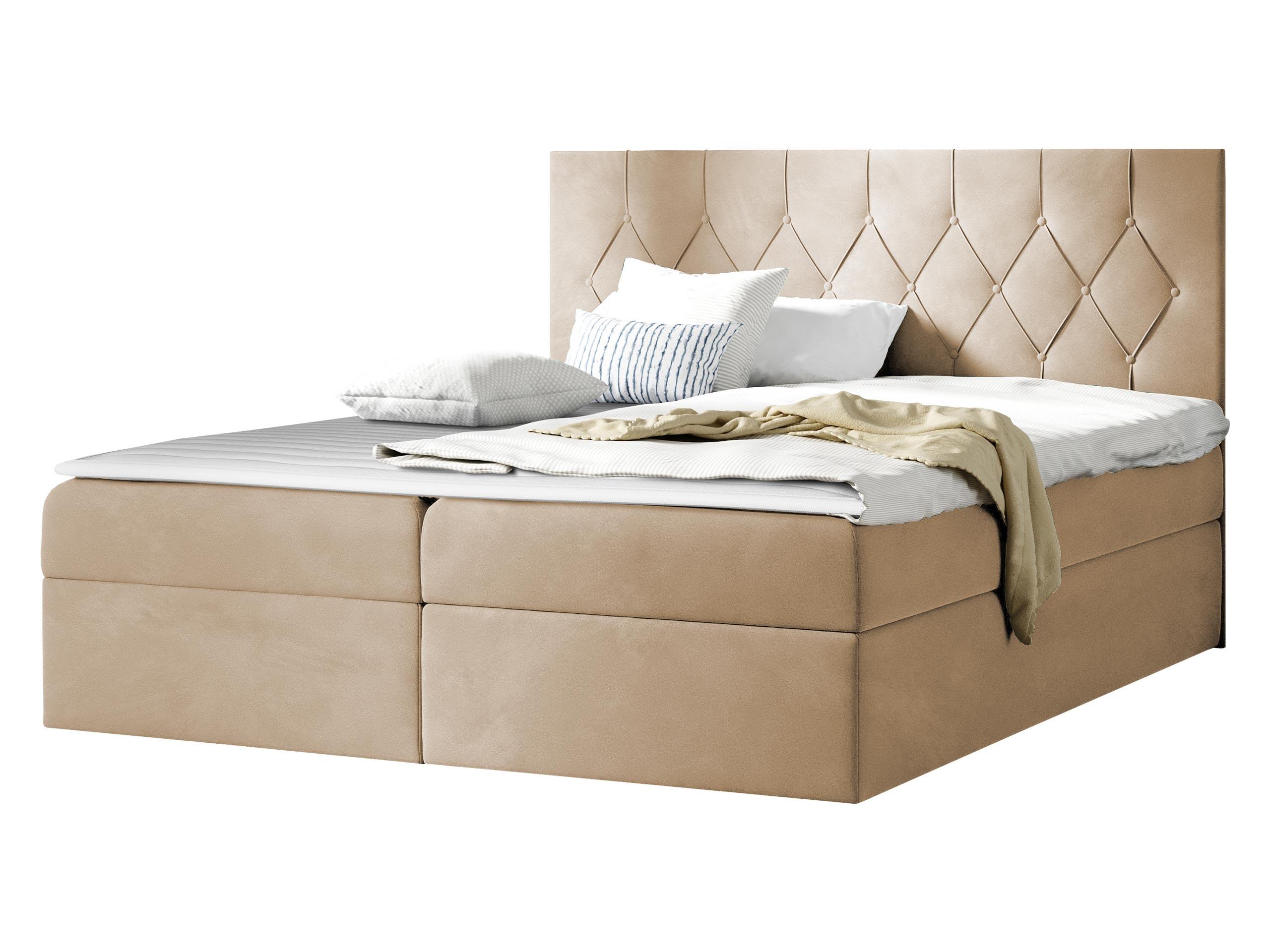BOXBETT Sky - H3 - Beige, Holz (160/200cm) - MIRJAN24
