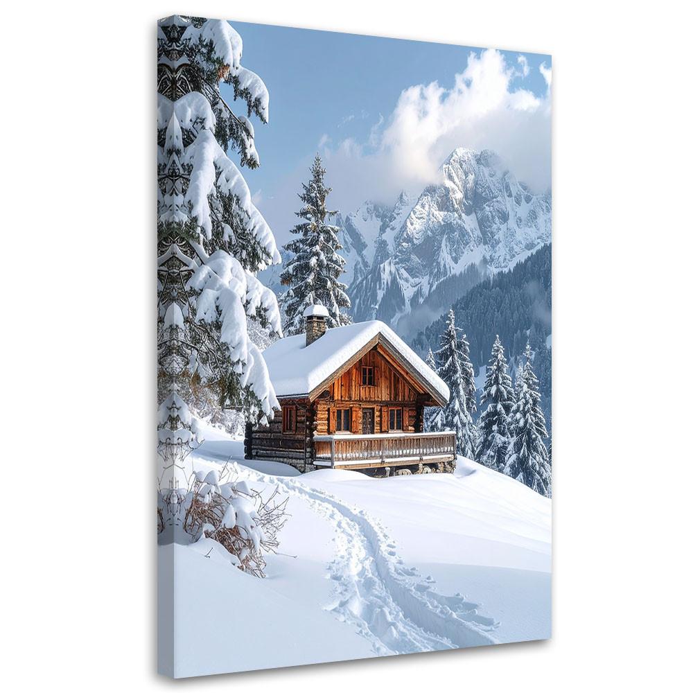 LEINWANDBILD Weihnachten 30x45cm - Weiß, Textil (30/45cm) - Feeby