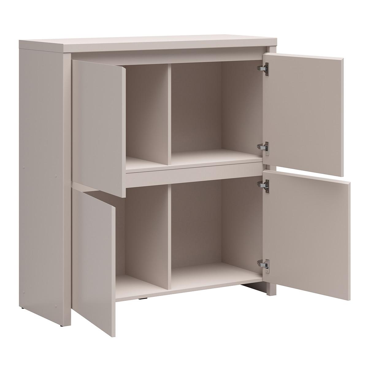 SIDEBOARD Soren Kaschmir - Beige, Holzwerkstoff (105/112.5/40.5cm) - Petits-meubles