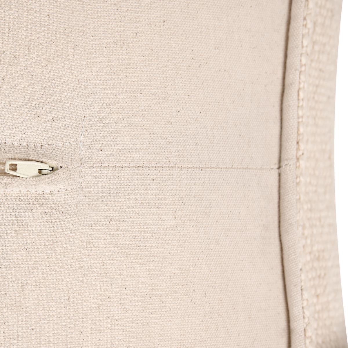 POUF Baumwolle Beige Sherali - Beige, Textil (50/30/50cm) - Beliani